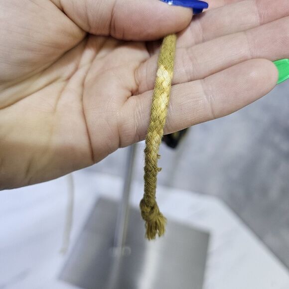 Vintage 90s Abstract Textured Knit Cotton Lined Drawstring Jacket‎ Streetwear - Picture 6 of 8